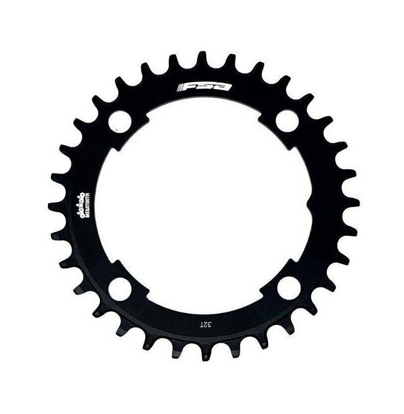 Couronne FSA MTB 30 Dents MEGATOOTH 76 Mm - Noir - Pour Transmission 1x11v AFTERBURNER