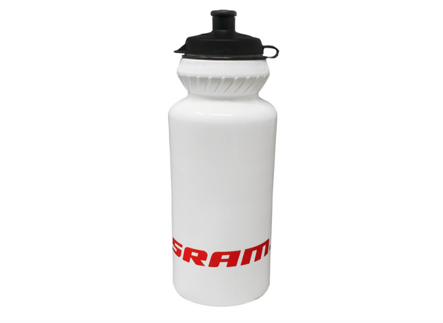 SRAM Standard Cycling Water Bottle - 500ml - White & Red - Sportandleisure.com (6968041865370)