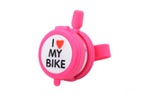 Oxford I Love My Bike Bell With Flip Up Mirror - Bright Pink Kids Bell - Sportandleisure.com (6967982325914)