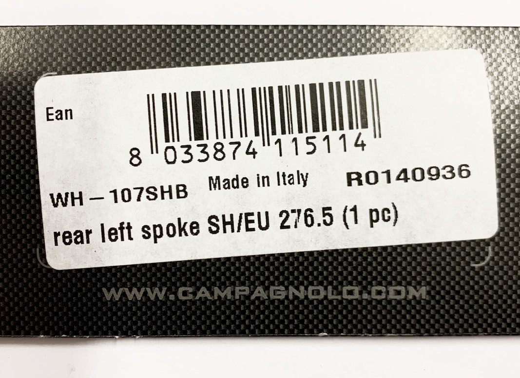 Campagnolo Eurus Replacement Spoke All Sizes WH-105SHB / WH-106SHB / WH-107SHB - Sportandleisure.com (6968159830170)