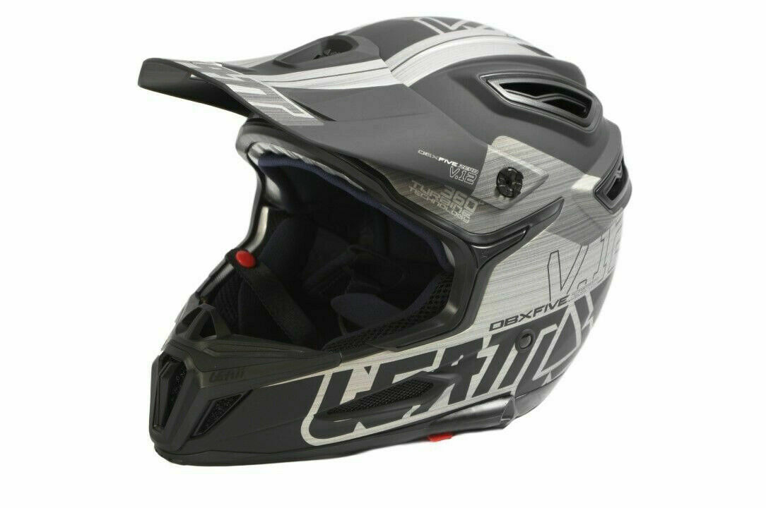 Leatt DBX 5.0 Full Face Enduro Helmet Medium 57-58cm Brushed Black (RRP: £280) - Sportandleisure.com (6968033247386)