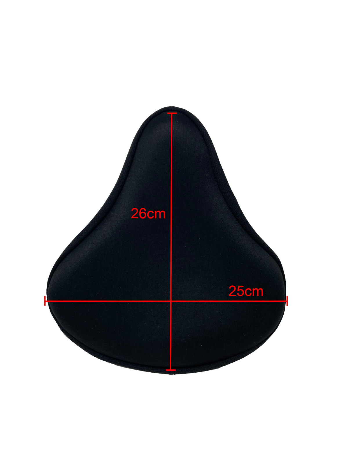 Twice Extra Wide Ultra Soft Gel Saddle Cover Bike Seat Cover 25 x 26 Sportandleisure