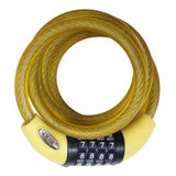 Squire 216 Combination Cable Lock - 10mm x 1800mm - Red / Yellow / Blue - Sportandleisure.com (6968017748122)