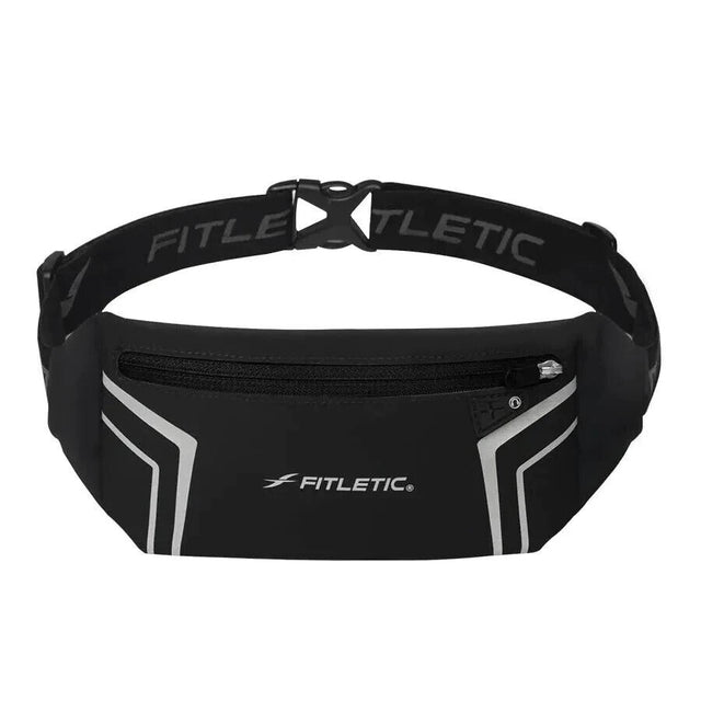 Fitletic Blitz Running Belt - Unisex - Black - Sportandleisure.com