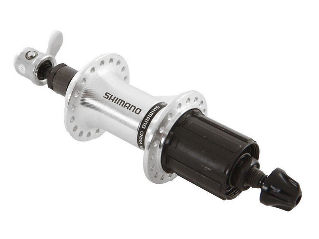 Shimano FH-RM30 7 Speed QR Hub - 135mm OLD - Silver or Black - Sportandleisure.com