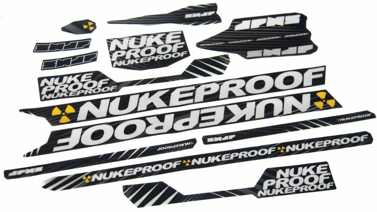Nukeproof Frame 2012 Sticker Kit / Decal Kit. Choose from Snap, Mega and Scalp - Sportandleisure.com (6968050614426)