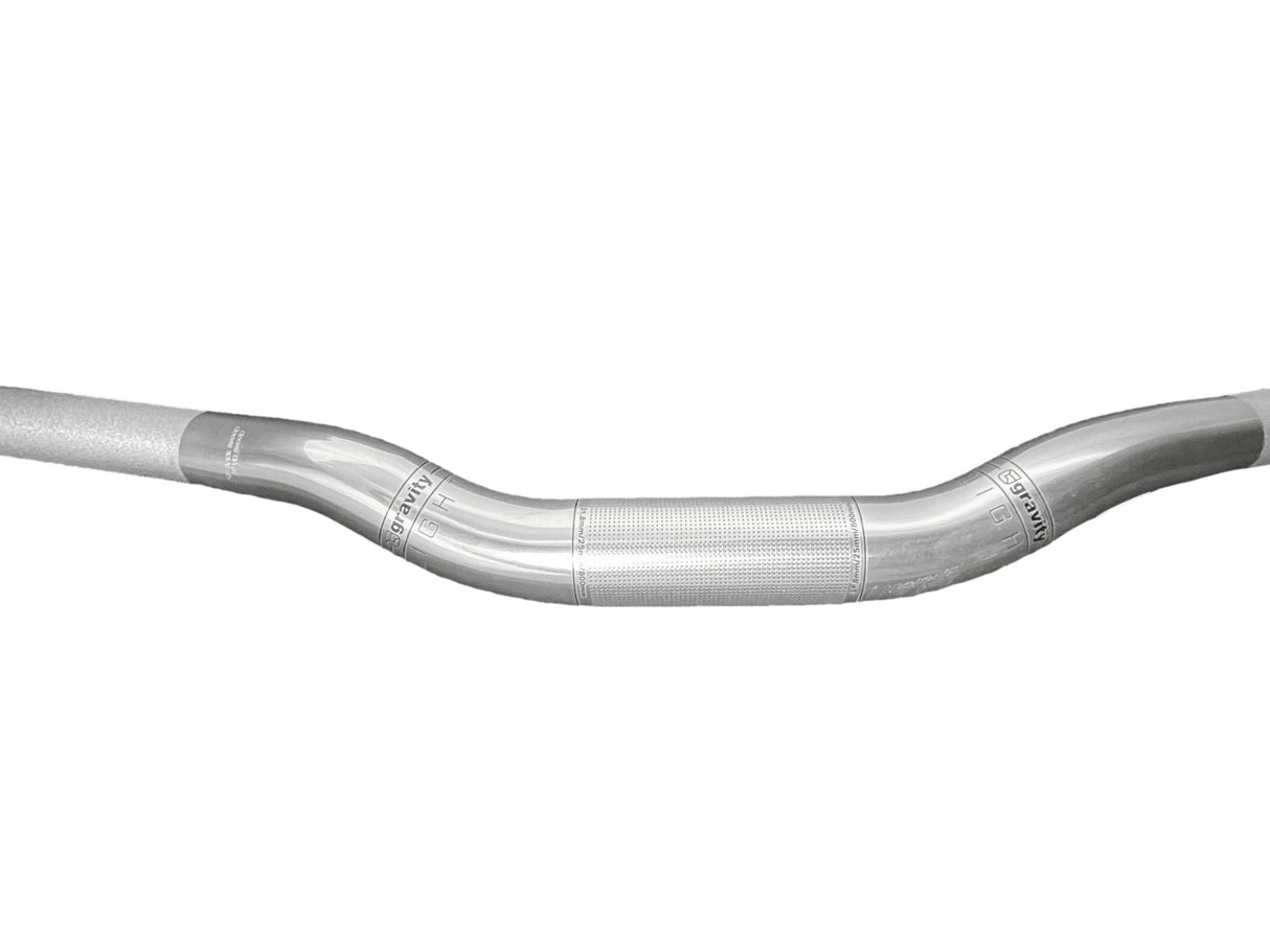 Gravity Light MTB Riser Bar - 800mm Width - 25mm Rise - 31.8mm - Ti Colour - Sportandleisure.com