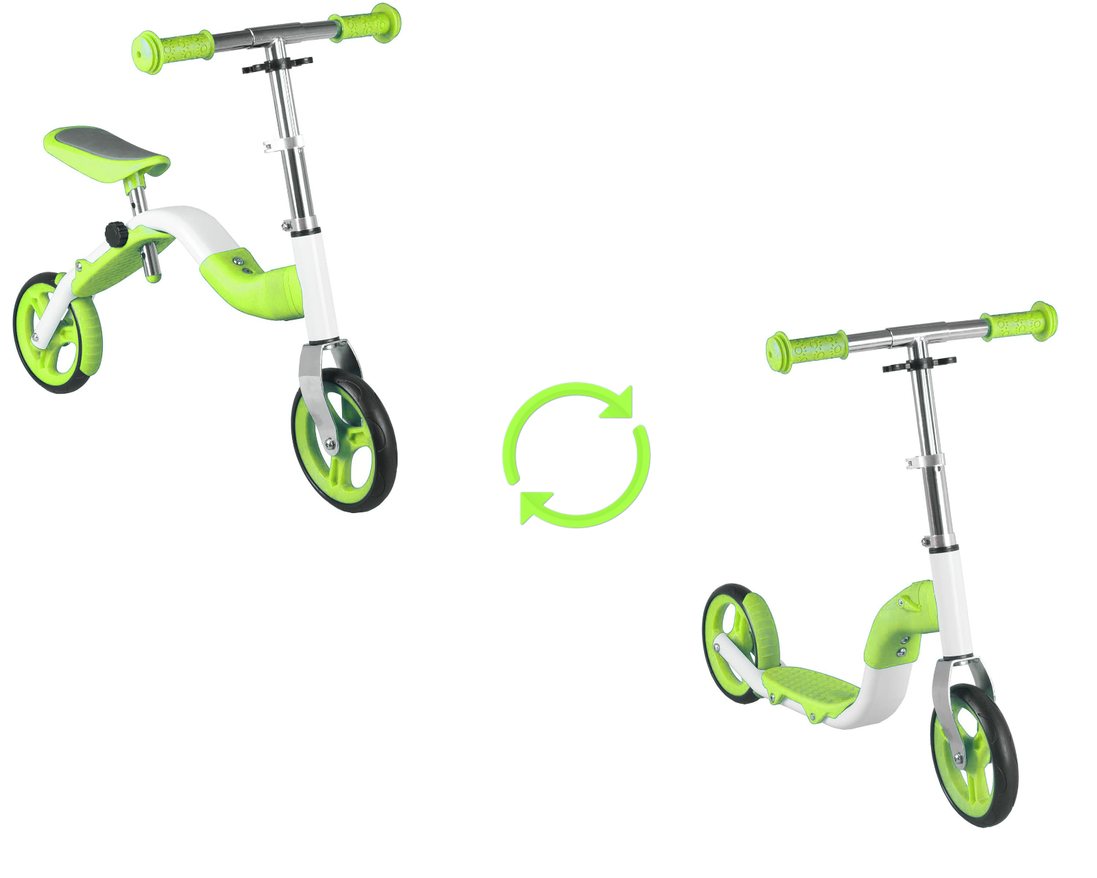 2 In 1 Balance Bike / Scooter For Kids - 2 - 5 years old - Red / Blue Or Green - Sportandleisure.com