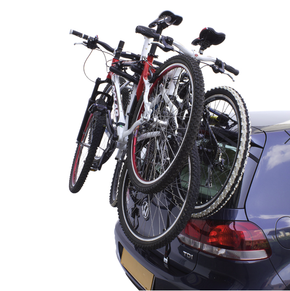 Peruzzo Cruiser Delux 3 Bike Rear Boot Rack Black Sportandleisure
