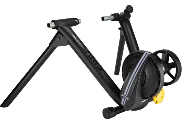 Saris M2 Wheel On Smart Bike Trainer Sportandleisure