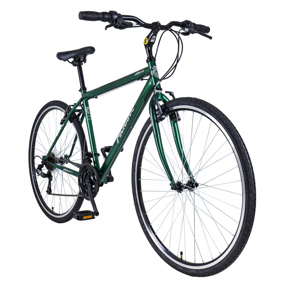 Hybrid best sale bike green