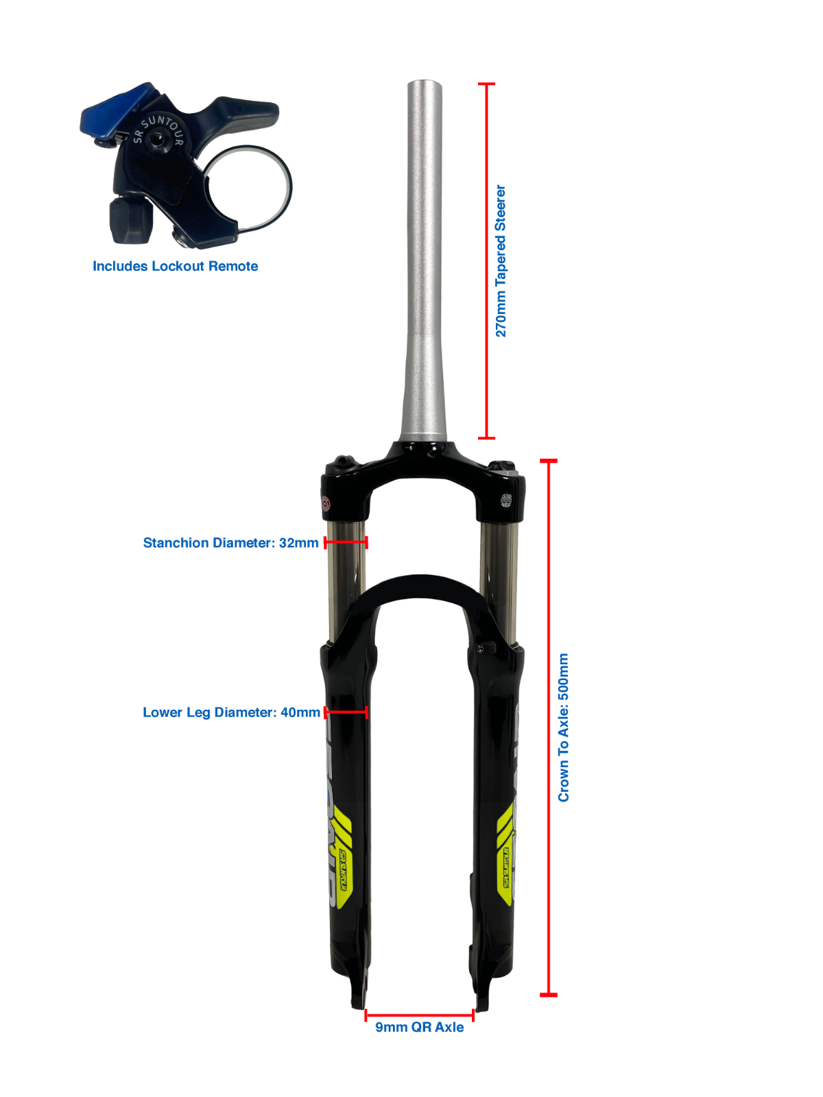 Xcm 100mm fork deals
