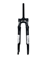 SR Suntour NEX-DS HLO 700c Suspension Fork - Matt Black & White - 63mm Travel - Sportandleisure.com