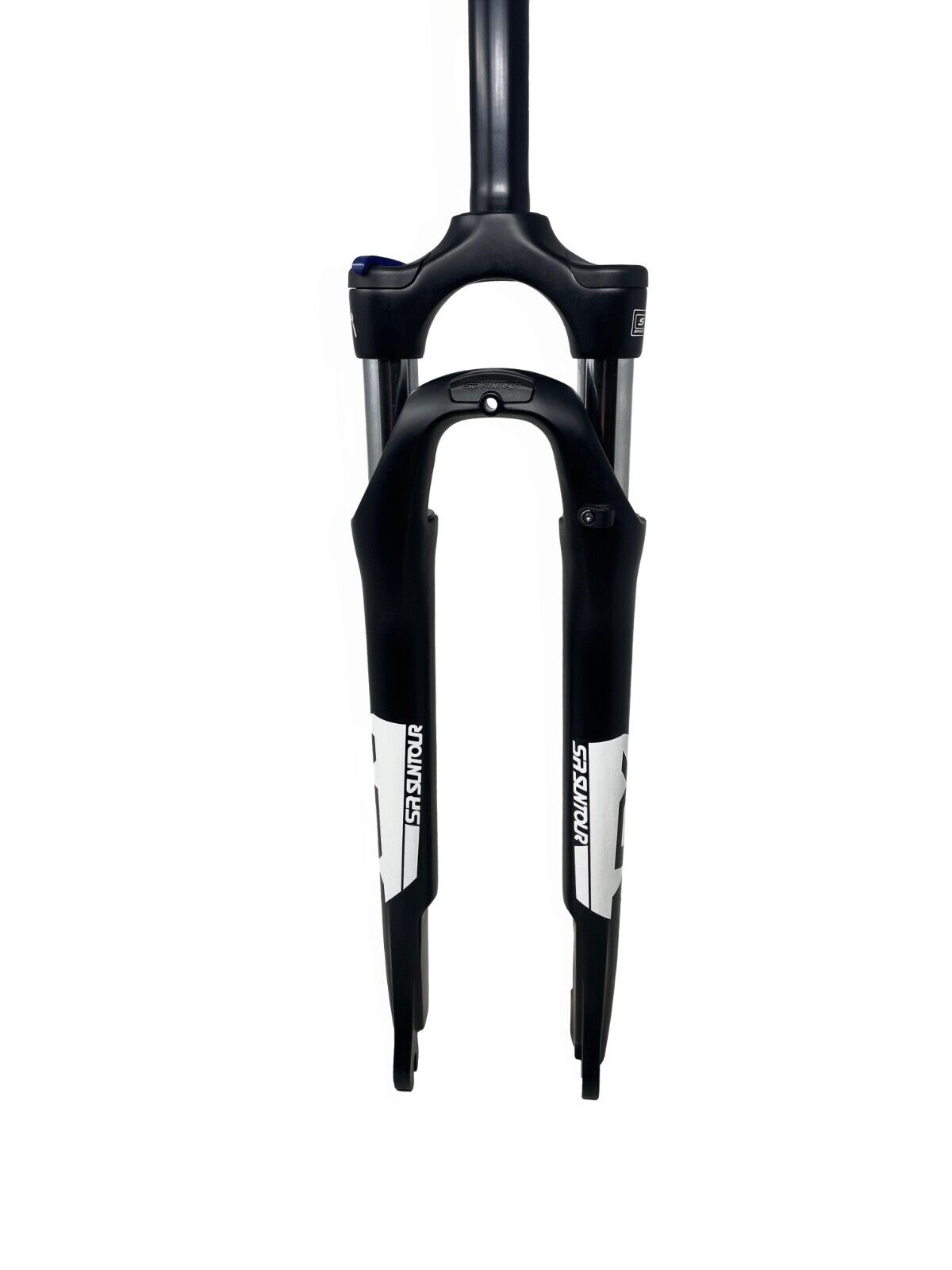 SR Suntour NEX-DS HLO 700c Suspension Fork - Matt Black & White - 63mm Travel - Sportandleisure.com