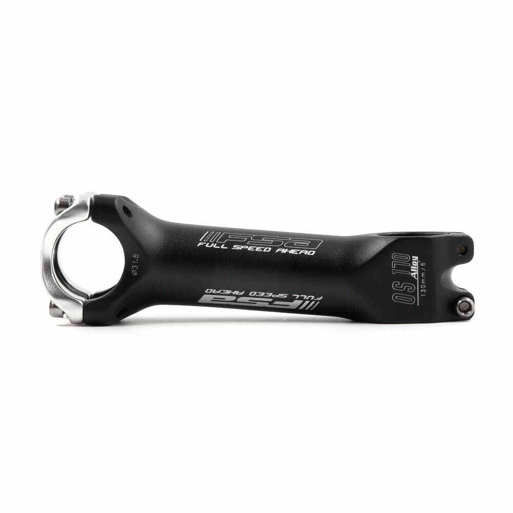 FSA OS-170 Stem - 130mm - +/- 6° Degree - Black - Sportandleisure.com