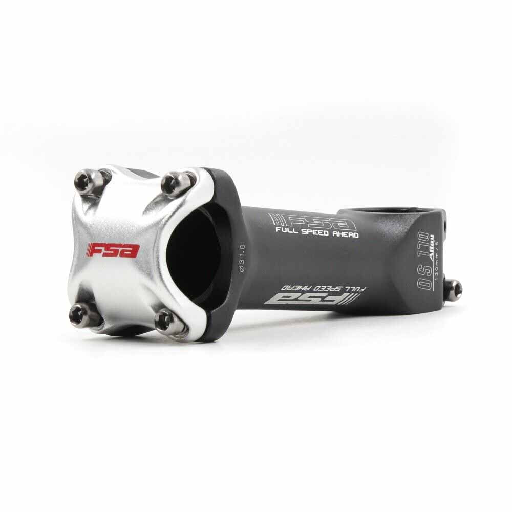 FSA OS-170 Stem - 130mm - +/- 6° Degree - Black - Sportandleisure.com