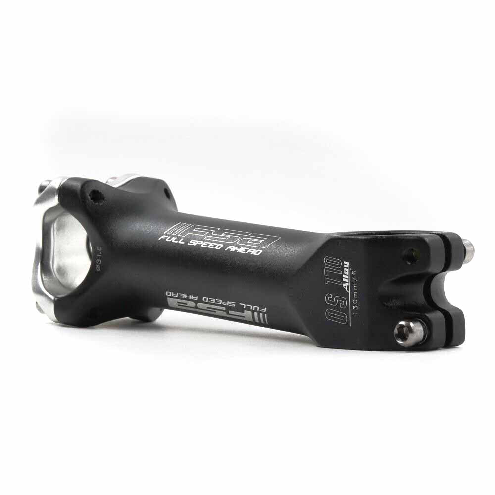 FSA OS-170 Stem - 130mm - +/- 6° Degree - Black - Sportandleisure.com