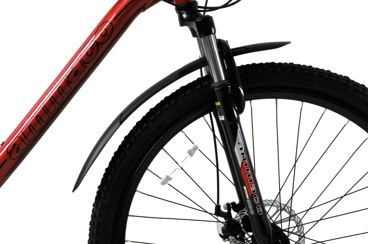 Clip On Bike Mudguard Set For 26" / 27.5" / 29" / 700c - 60mm Wide - Sportandleisure.com