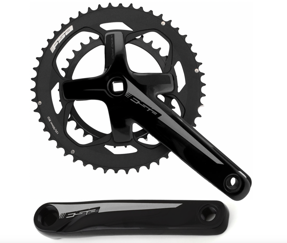 FSA VERO PRO Square Taper Gravel Bike Chainset - 48 / 32T – Sport & Leisure