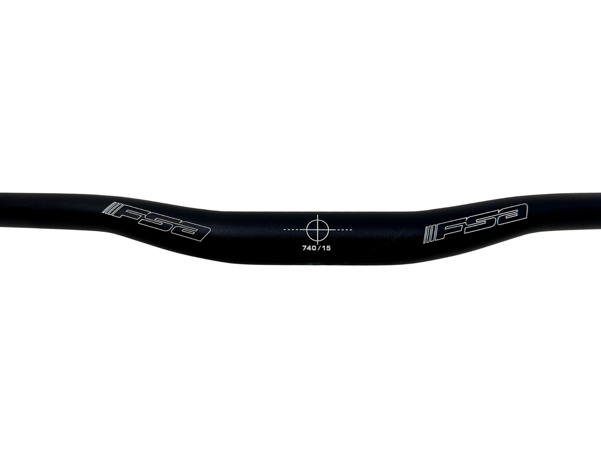 FSA Wide MTB Riser Bars - 15mm Rise 740mm or 760mm - Sportandleisure.com