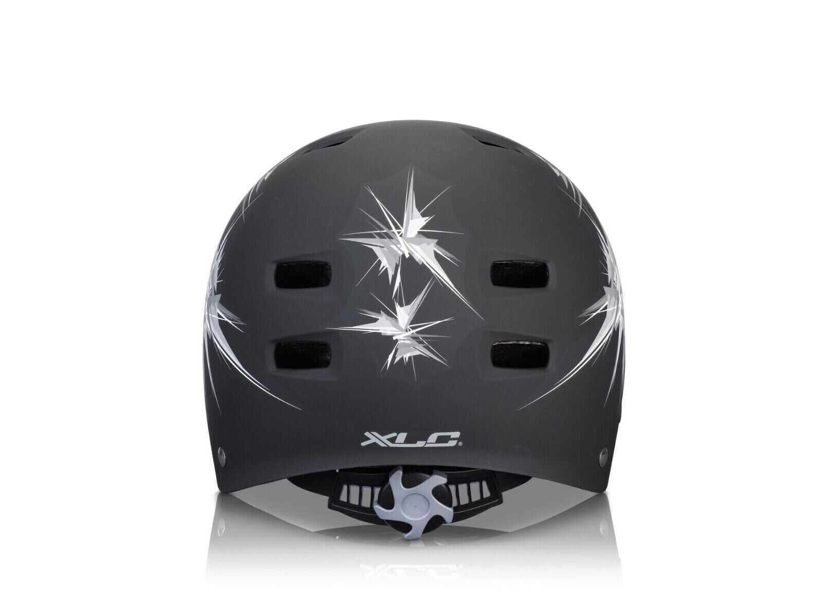 XLC BH-C22 Spikes Hard Shell BMX / Bike Helmet - 53-59cm - Black - Sportandleisure.com