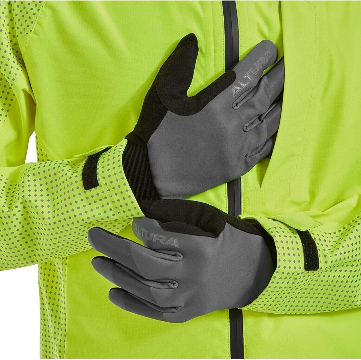 Altura Nightvision Unisex Windproof Cycling Gloves - Grey - Sportandleisure.com