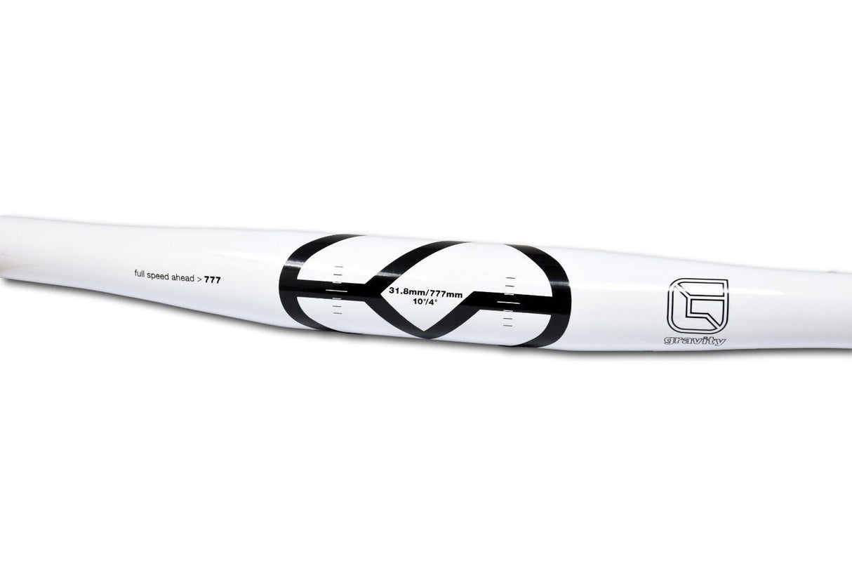 FSA Gravity Light 777mm 31.8mm Alloy Handlebar - White - Sportandleisure.com