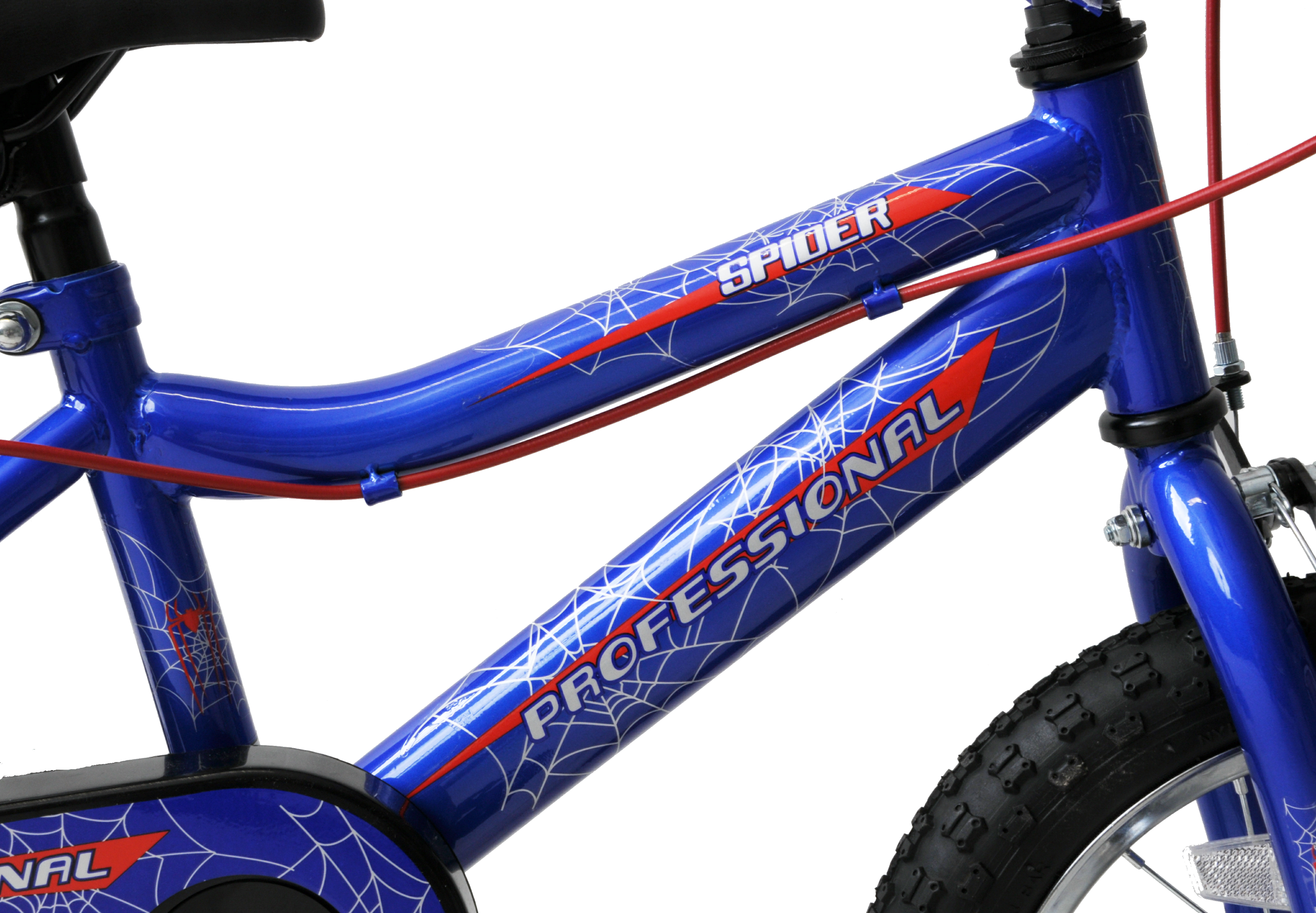 Professional Spider 12" Wheel Kids Bike - Blue - Sportandleisure.com