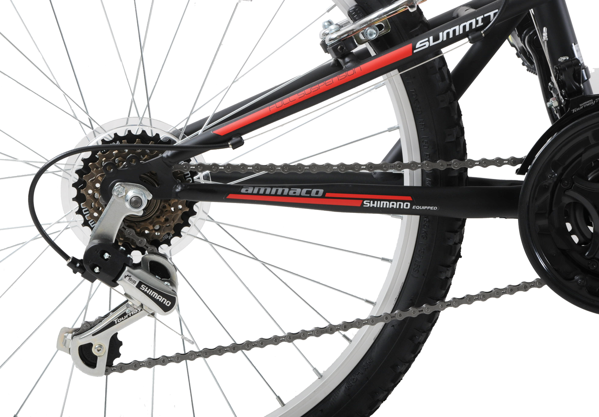 Ammaco Summit 26 Mountain Bike Black Sportandleisure