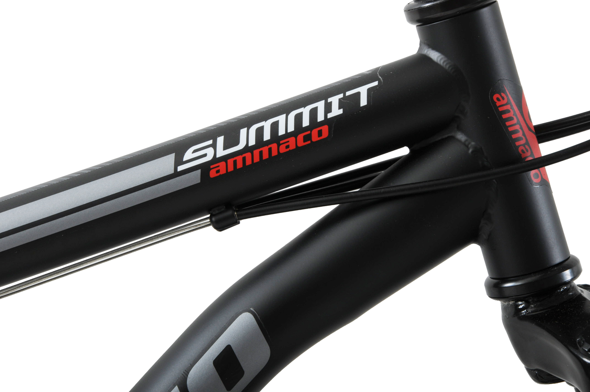 Ammaco Summit 24" Kids Mountain Bike - Black (7581843259649)